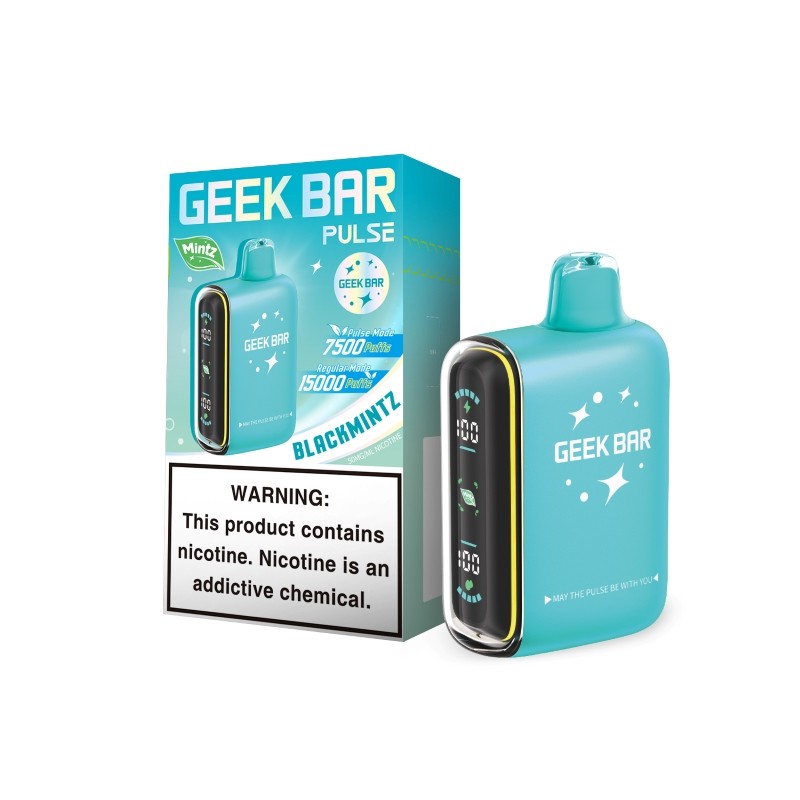 black mintz geek bar pulse 15000 mintz edition