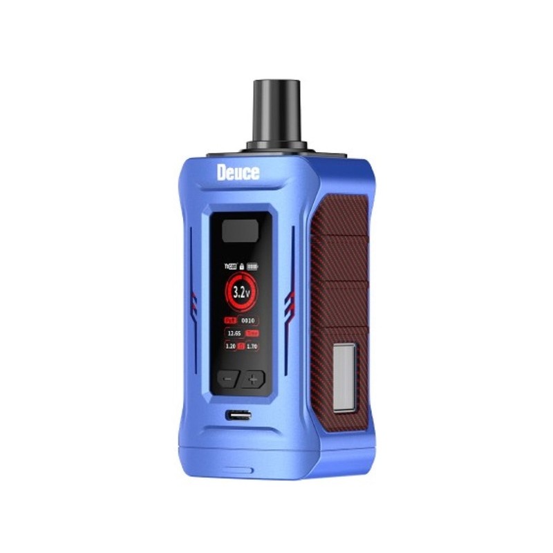 blue yocan deuce 510 thread dual cartridge battery