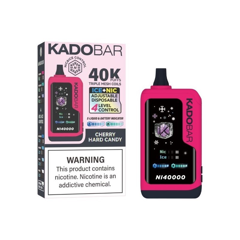 cherry hard candy kado bar ni40000 ice+nic control