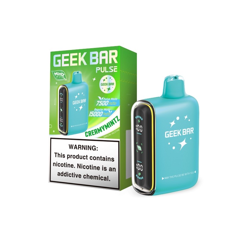 creamy mintz geek bar pulse 15000 mintz edition