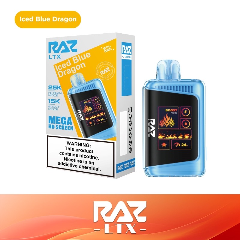iced blue dragon raz ltx 25k