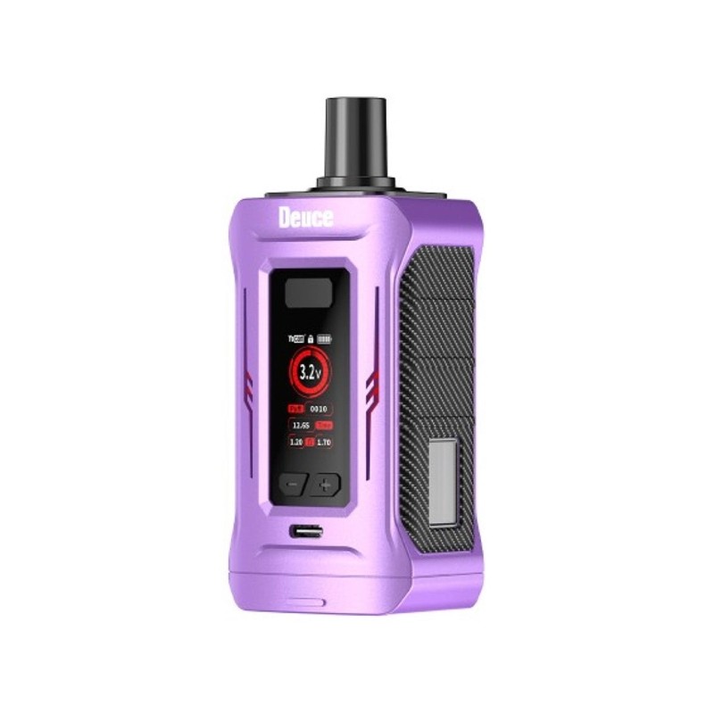 purple yocan deuce 510 thread dual cartridge battery