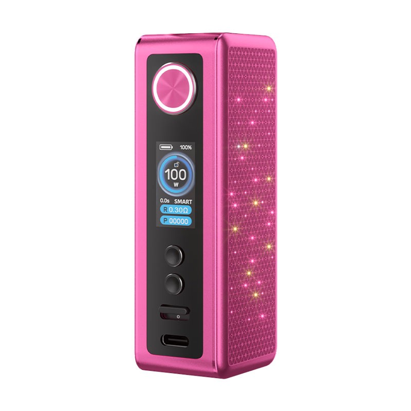 rose red voopoo vinci spark100 box mod