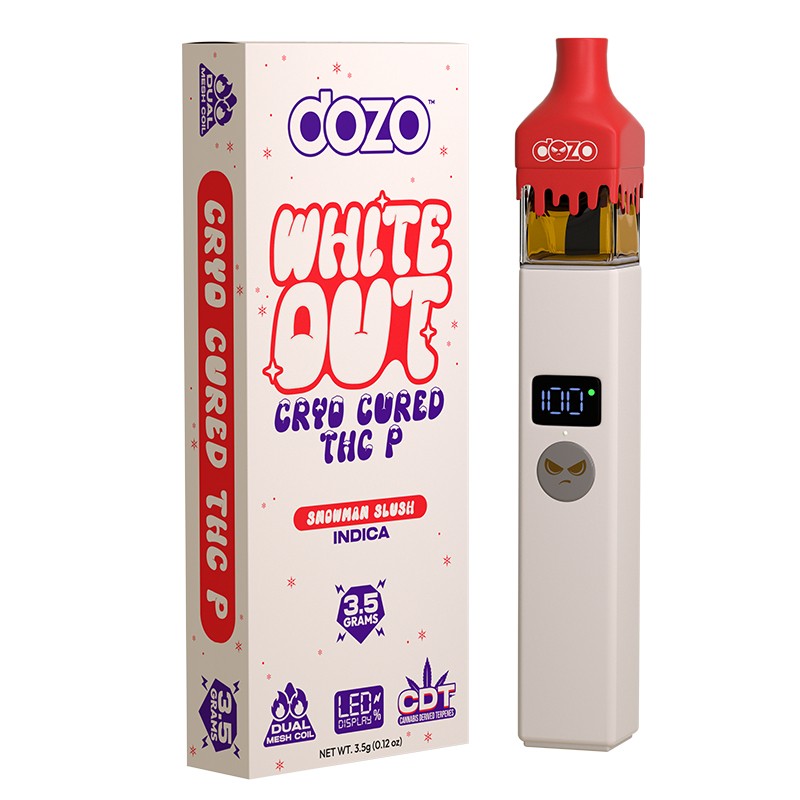 snowman slush dozo white out cryo cured thc-p