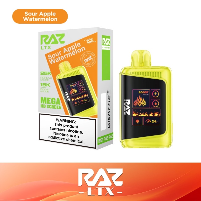 sour apple watermelon raz ltx 25k