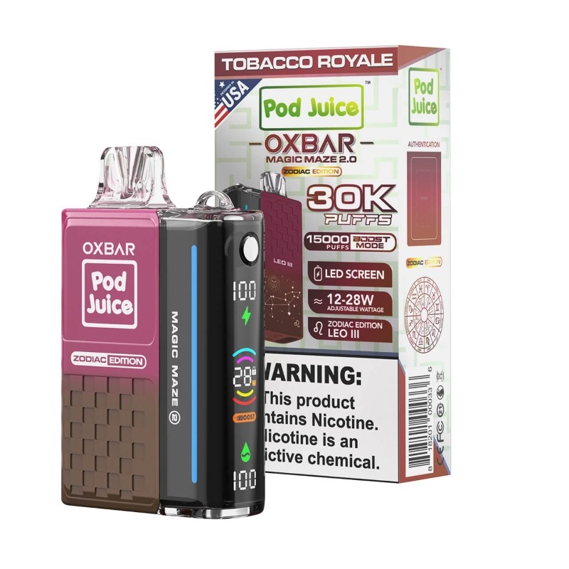 tobacco royale oxbar 30k magic maze 2