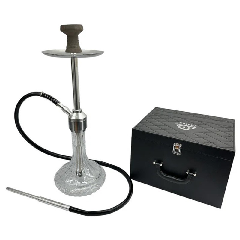 black al malaki 24 inch stainless steel hookah