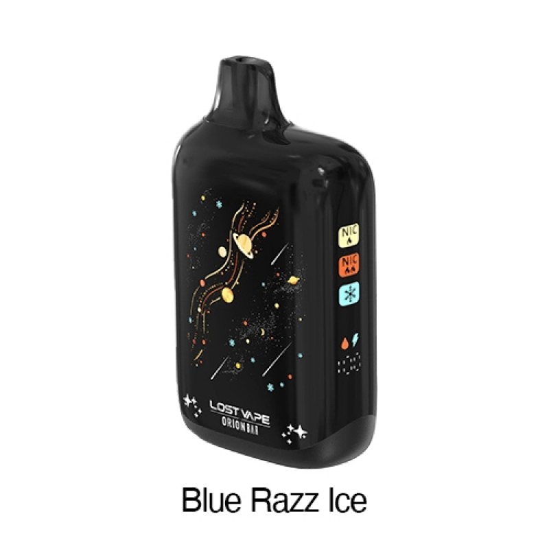 blue razz ice lost vape orion bar 50k