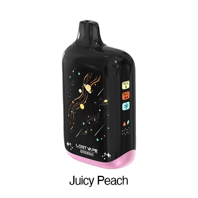juicy peach lost vape orion bar 50k