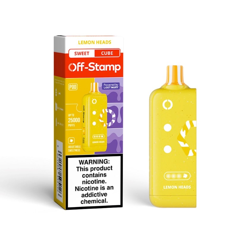 lemon heads off-stamp sweet cube 25k