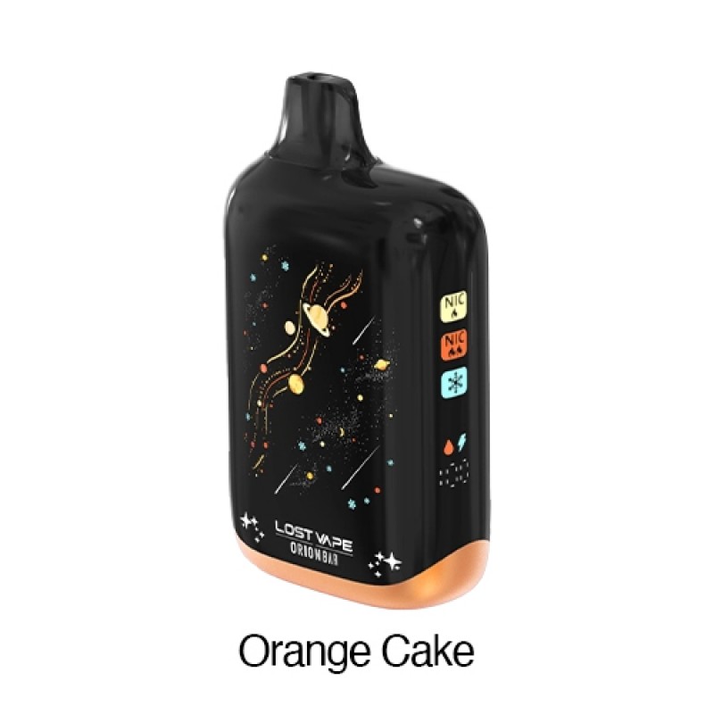 orange cake lost vape orion bar 50k