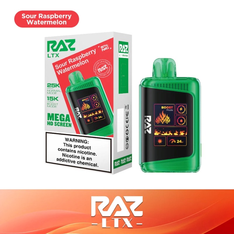 sour raspberry watermelon raz ltx 25k