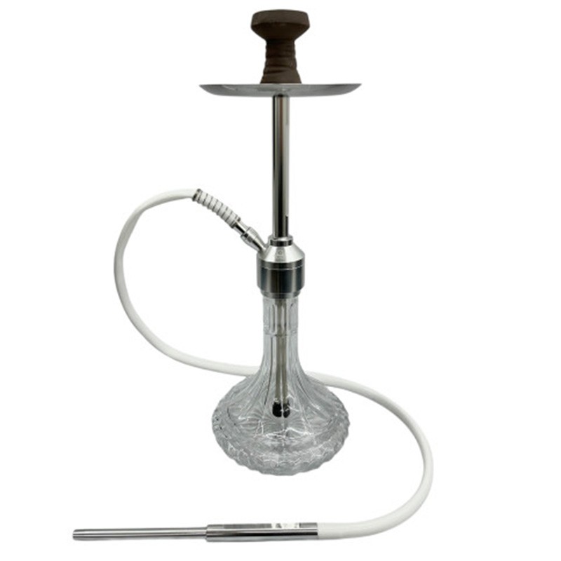 white al malaki 24 inch stainless steel hookah