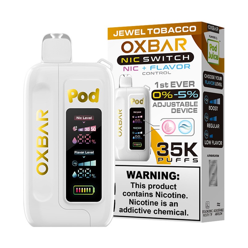 jewel tobacco oxbar x pod juice nic switch 35k