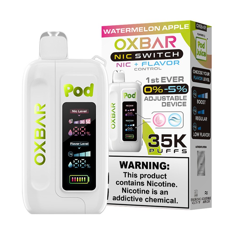 watermelon apple oxbar x pod juice nic switch 35k