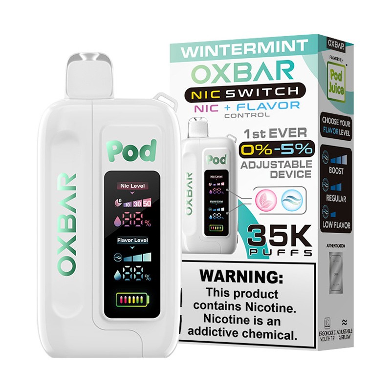 wintermint oxbar x pod juice nic switch 35k