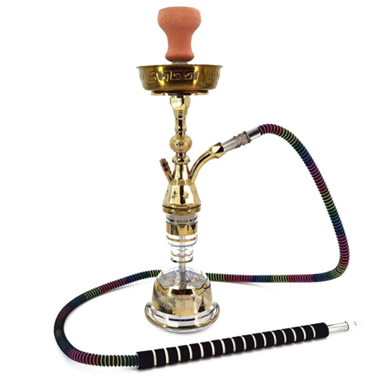 zinc alloy 21.5 inch shisha single hose hookah