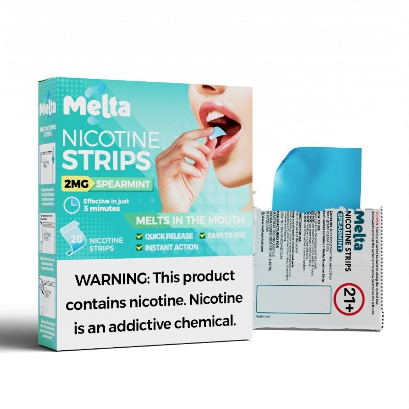 2mg spearmint melta nicotine strips