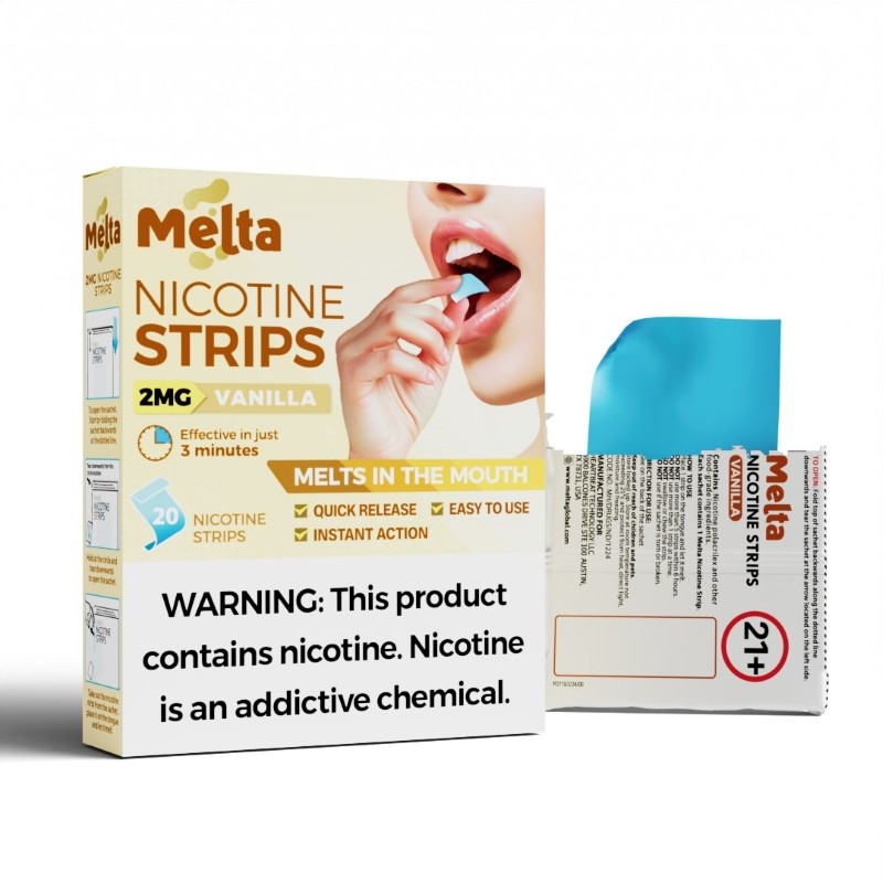 2mg vanilla melta nicotine strips