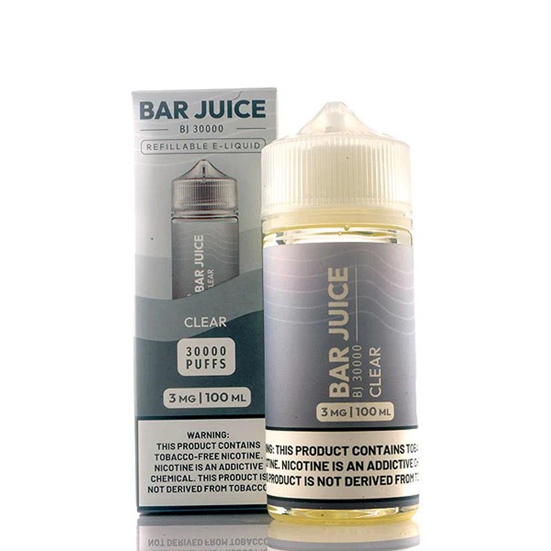 bar juice clear e-juice 100ml