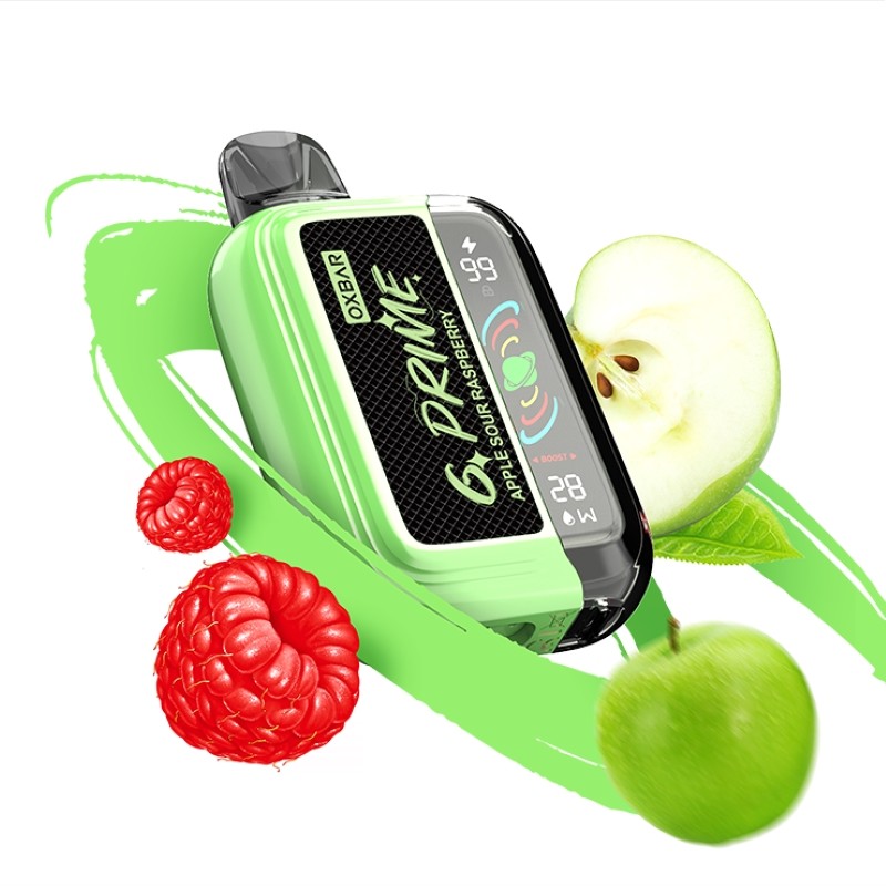 apple sour raspberry oxbar g prime 25k