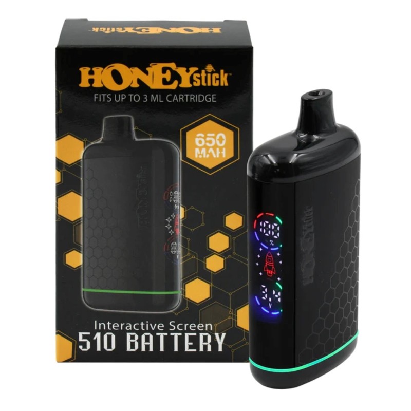 black honeystick interactive 510 thread battery