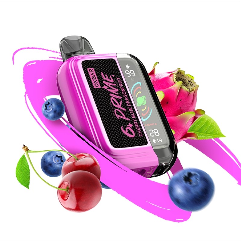 cherry blue dragonfruit oxbar g prime 25k