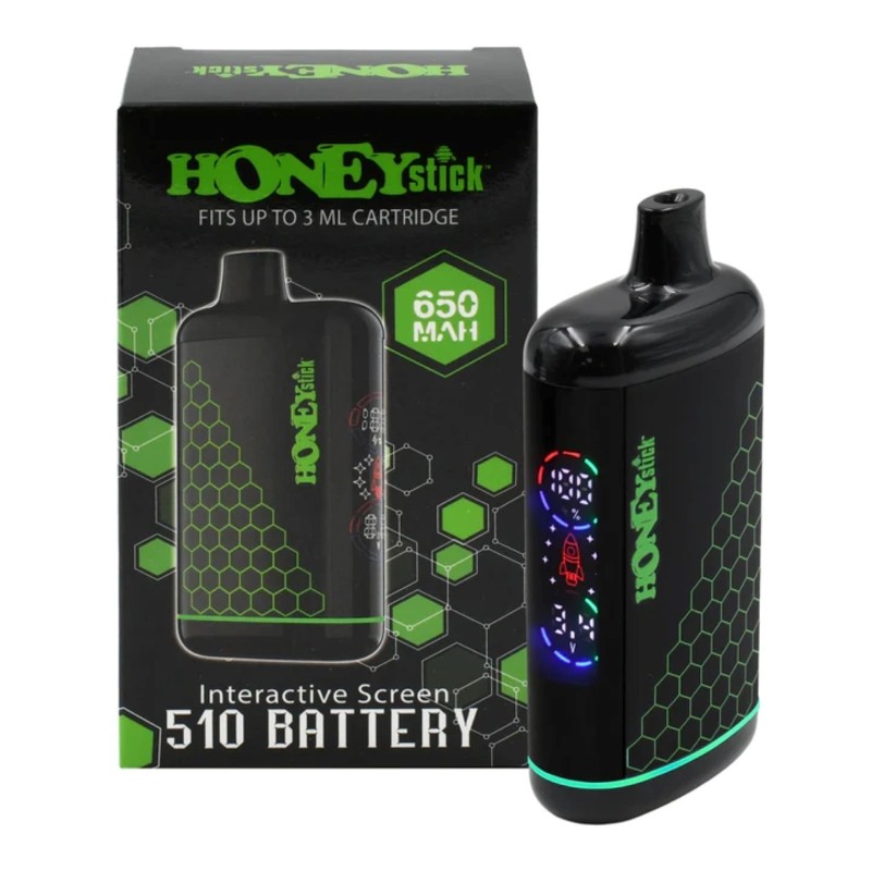 green honeystick interactive 510 thread battery