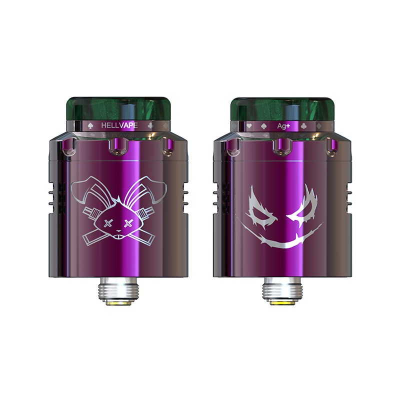 shiny purple hellvape dead rabbit 3 rda joker edition