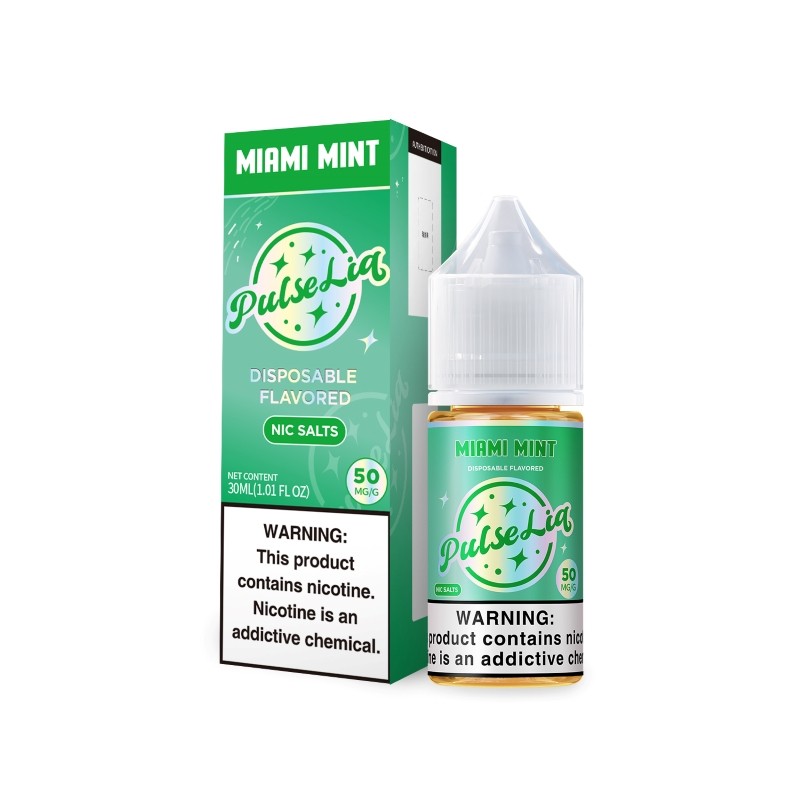 pulse liq salt miami mint e-juice