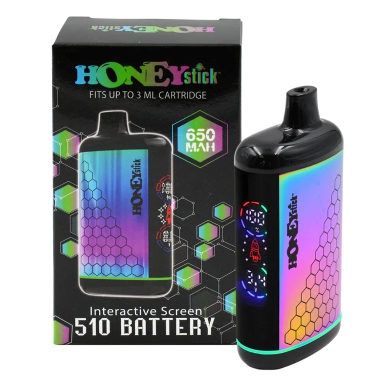 multi-color honeystick interactive 510 thread battery