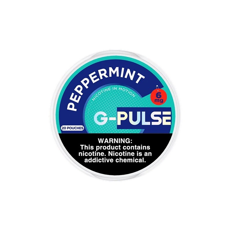 g-pulse peppermint nicotine pouches