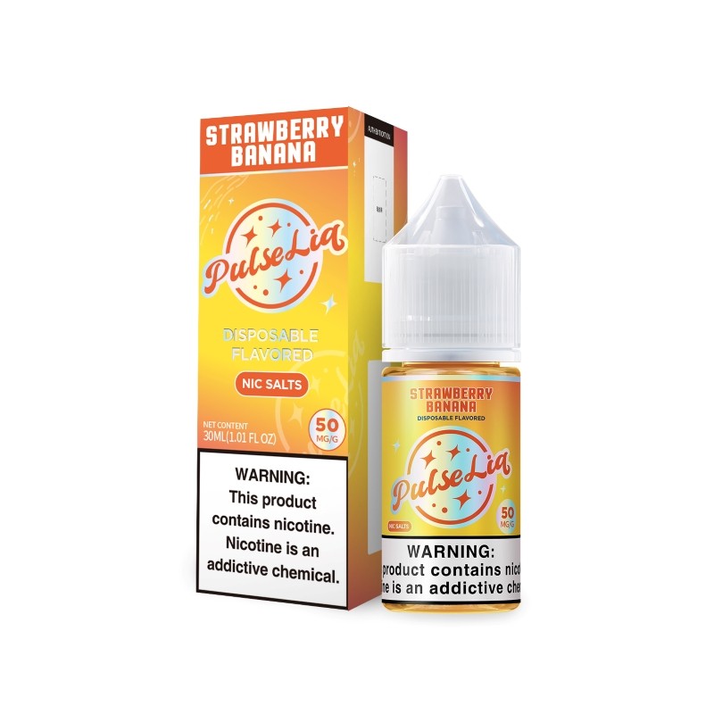 50mg pulse liq salt strawberry banana e-juice 30ml