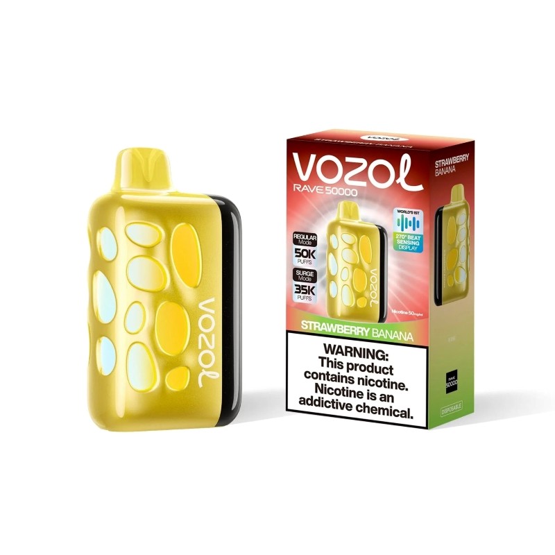 strawberry banana vozol rave 50k