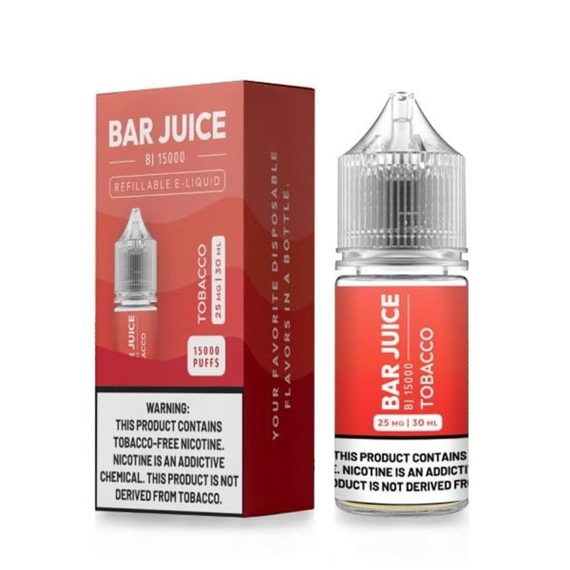 bar juice bj15000 salts tobacco