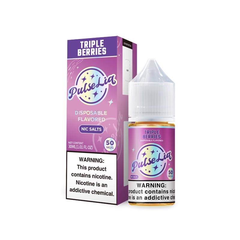 50mg triple berries pulse liq salt e-juice