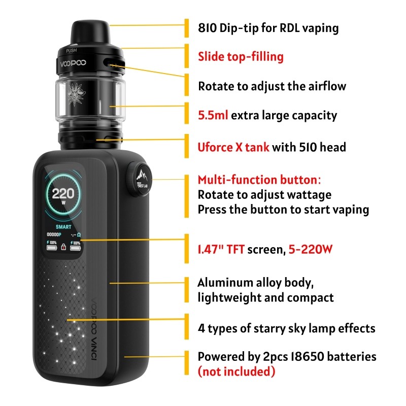 voopoo vinci spark220 for sale