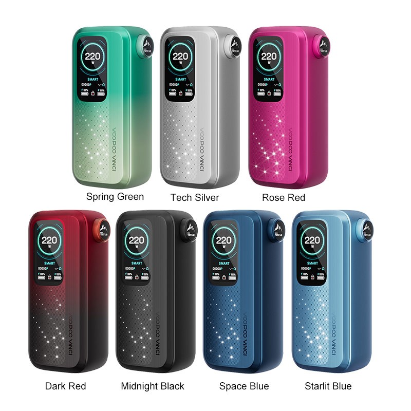 voopoo vinci spark220 box mod all colors