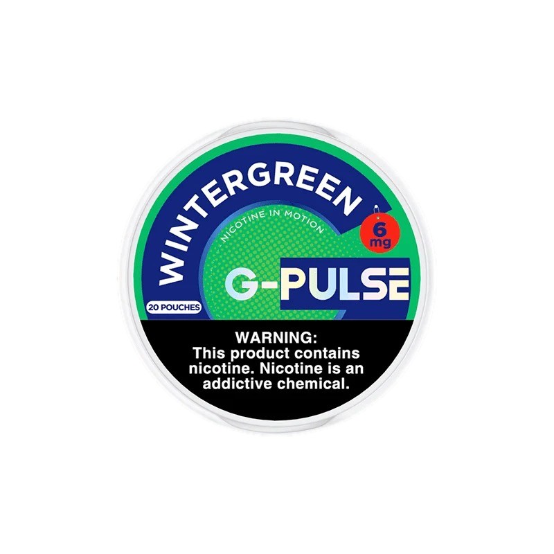 g-pulse wintergreen nicotine pouches