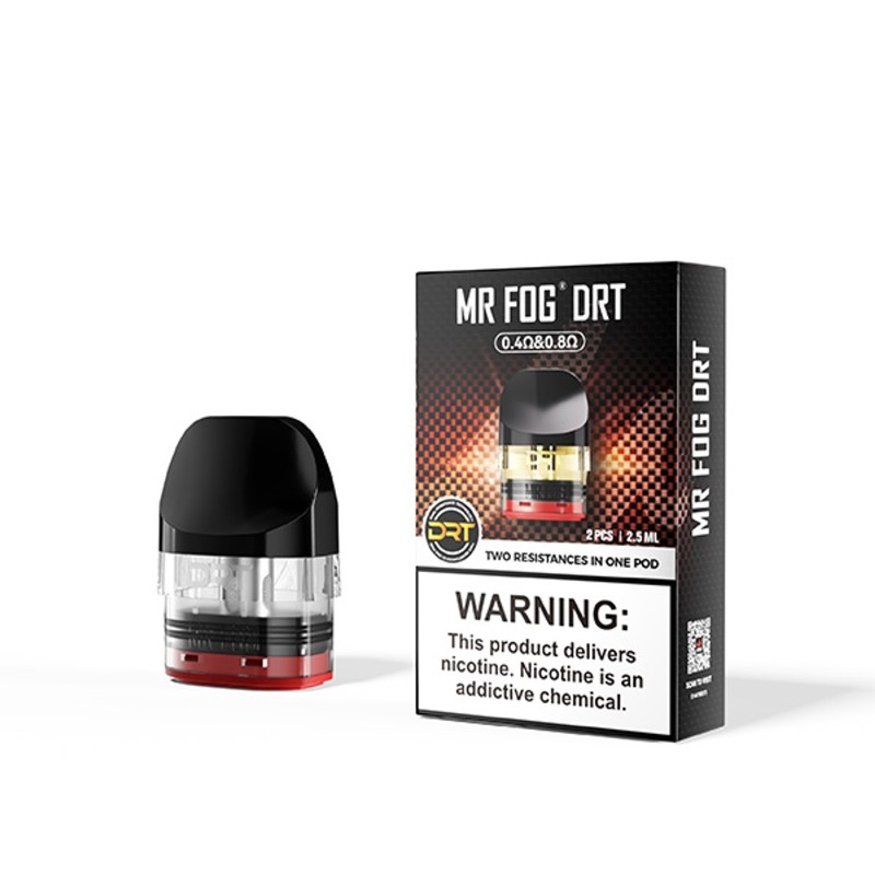 0.4ohm & 0.8ohm mr fog drt replacement pod