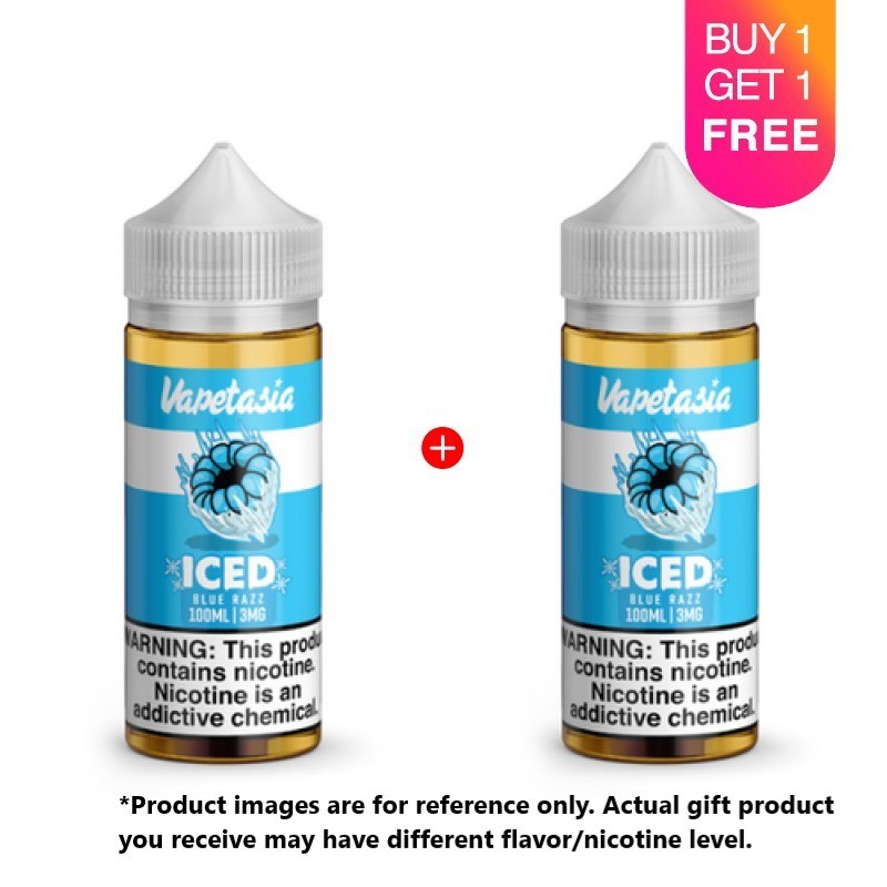 vapetasia synthetic killer fruits blue razz e-juice bogo