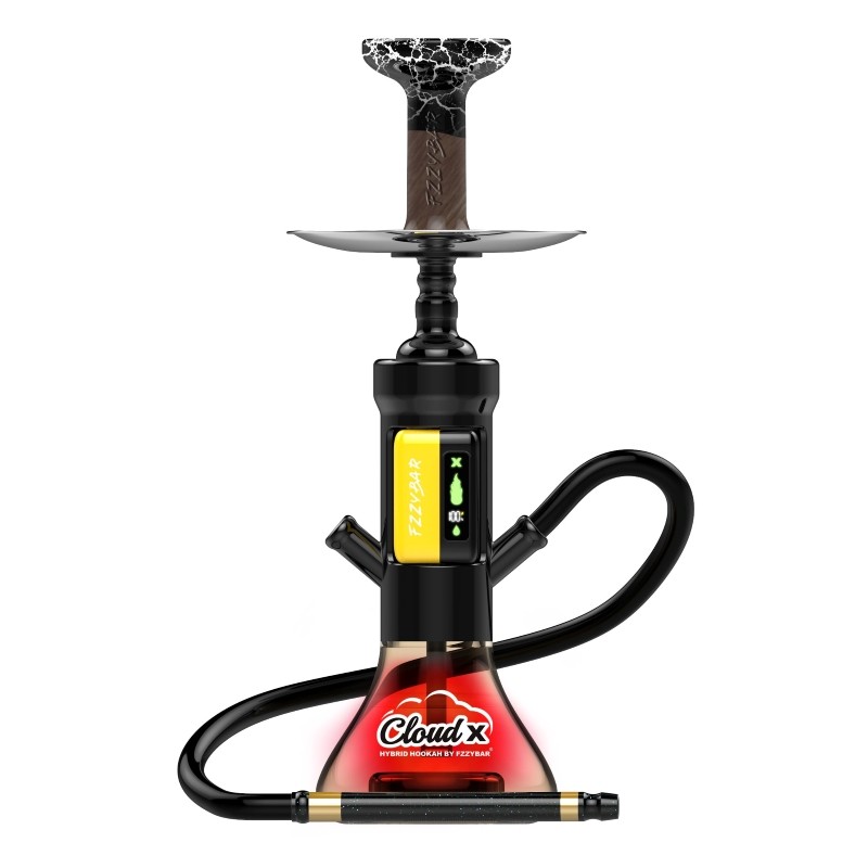 black fzzybar cloud x hybrid hookah