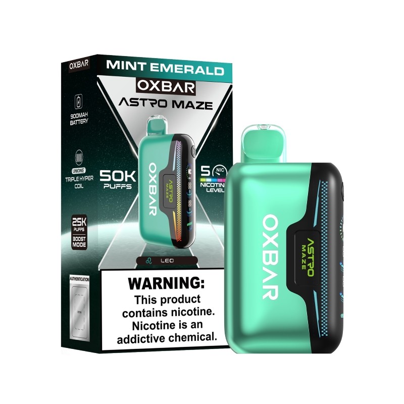 mint emerald oxbar astro maze 50k