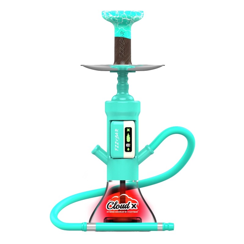 tiffany blue fzzybar cloud x hybrid hookah