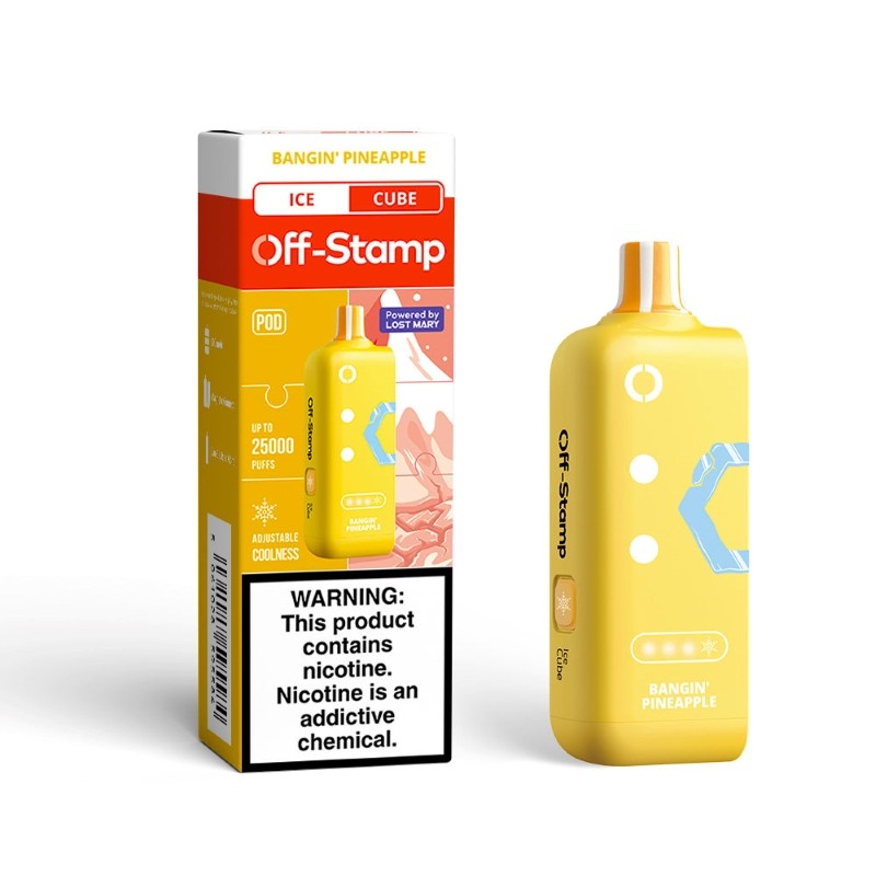 bangin pineapple off-stamp x cube ice cube