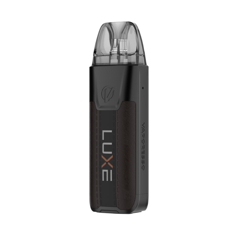 dark black leather vaporesso luxe xr max 2
