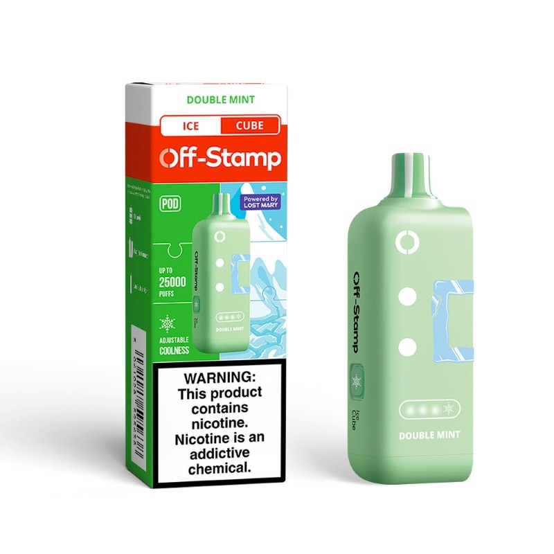double mint off-stamp x cube ice cube