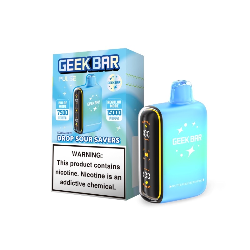 drop sour savers geek bar pulse 15000 savers edition