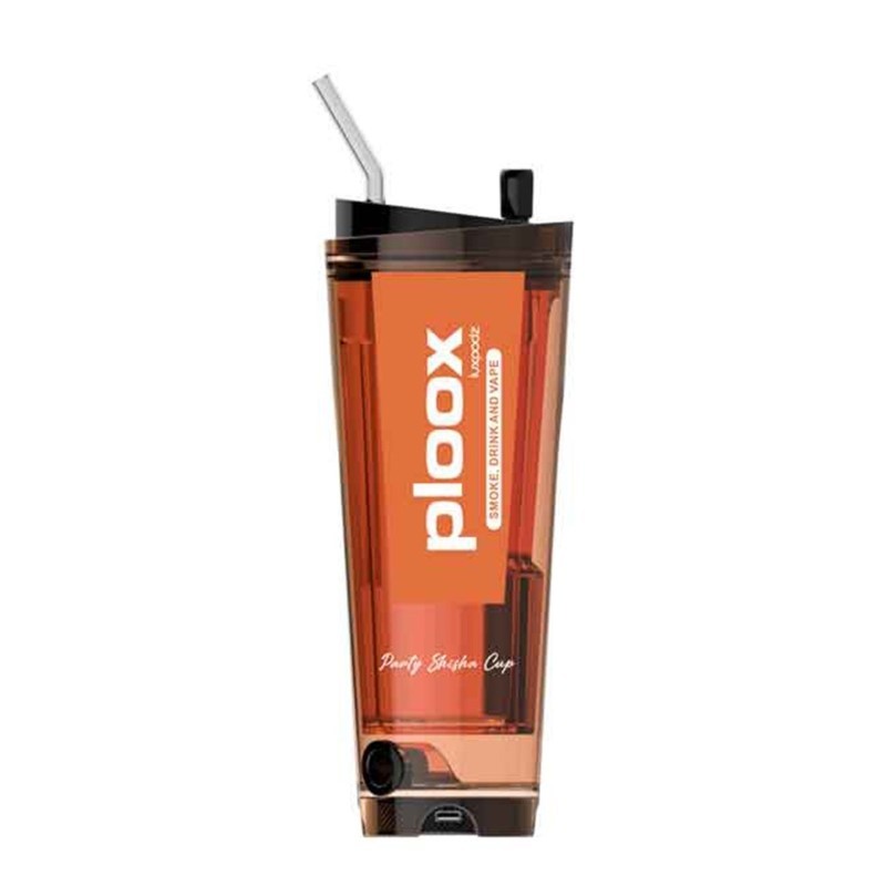 orange ploox x party shisha cup