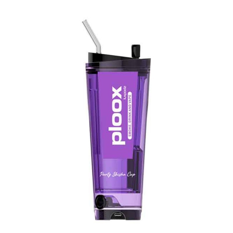 purple ploox x party shisha cup